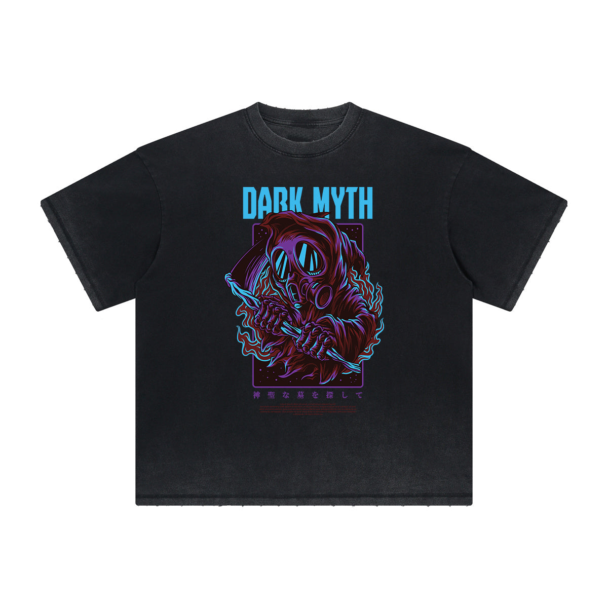 Distressed Punk Monster Graphic Tee