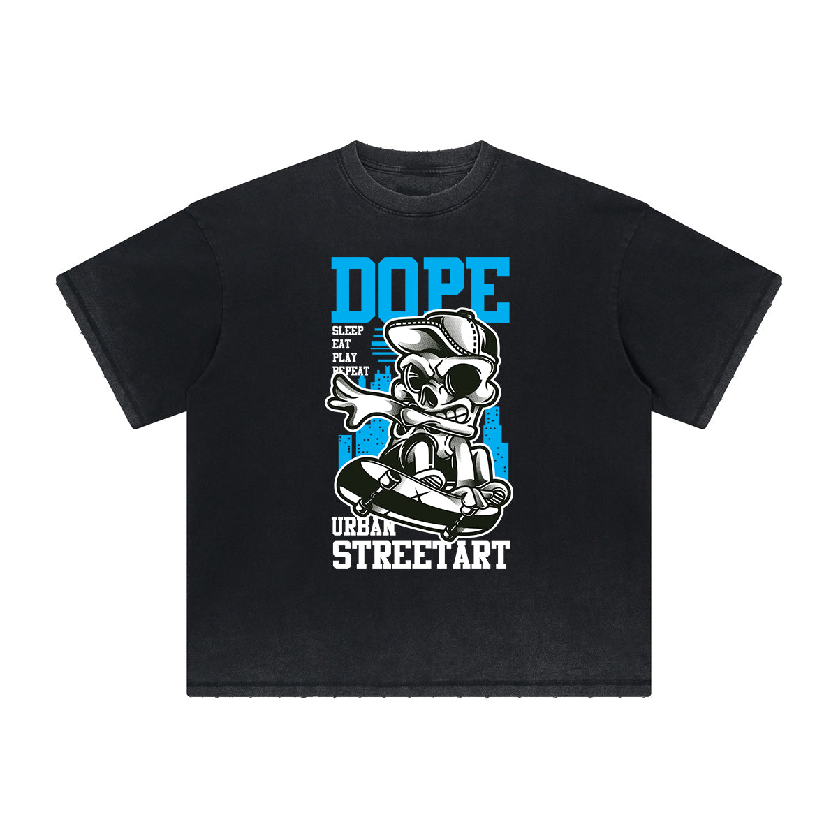 Distressed Punk Monster Graphic Tee