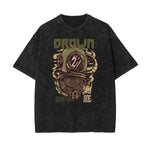 Punk Faded Monster Pattern Tee