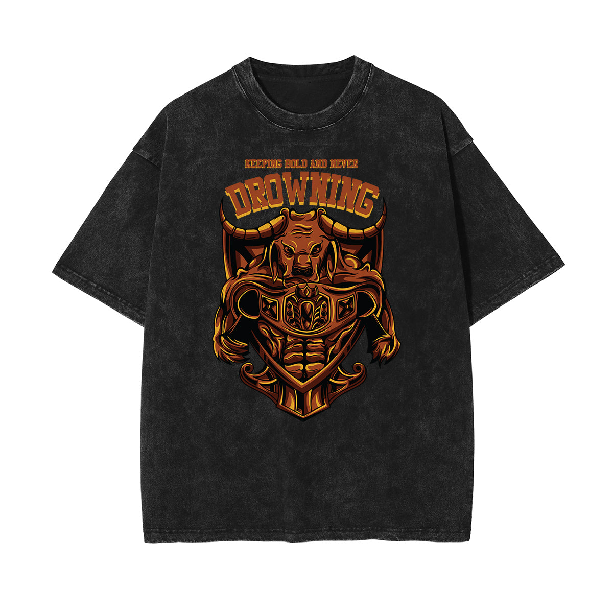 Steampunk Stone Wash Pattern Tee