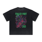 Camiseta gráfica steampunk de peso pesado