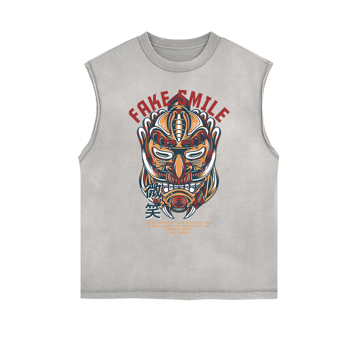 Camiseta gráfica steampunk sin mangas