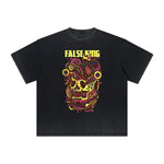 Camiseta gráfica steampunk de peso pesado