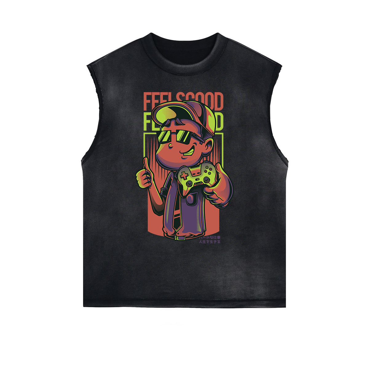 Steampunk Graphic Muscle Tank