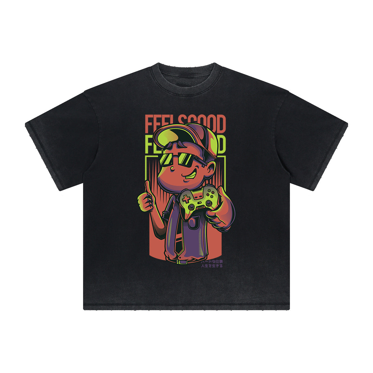 Camiseta gráfica steampunk de peso pesado