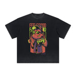 Camiseta gráfica steampunk de peso pesado