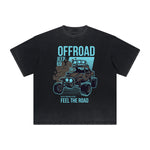 Camiseta gráfica steampunk de peso pesado