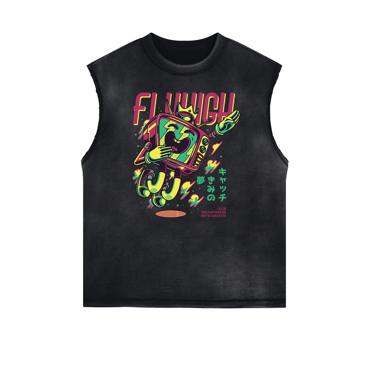 Steampunk Graphic Muscle Tank