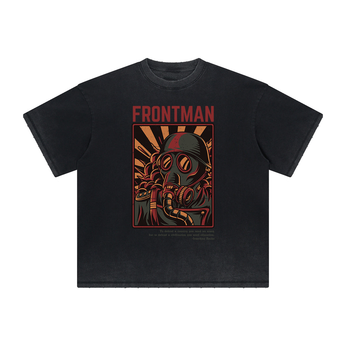 Camiseta gráfica steampunk de peso pesado