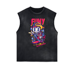 Steampunk Graphic Muscle Tank