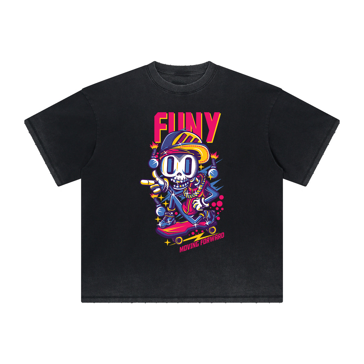 Camiseta gráfica steampunk de peso pesado