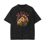 Camiseta con estampado divertido descolorido steampunk
