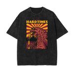 Camiseta con estampado divertido descolorido steampunk