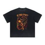 Thick Faded Steampunk Funny Graphic Tee