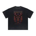 Thick Faded Humorous Cartoon Graphic Tee