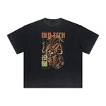 Vintage Frayed Punk Cartoon Graphic Tee