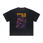 Vintage Frayed Punk Cartoon Graphic Tee
