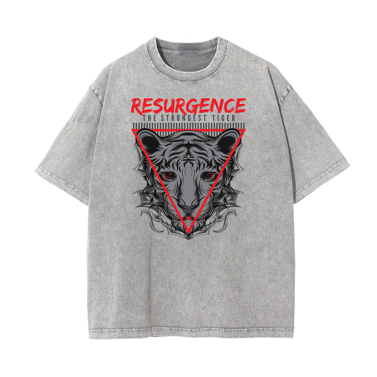 Faded Punk Cartoon Pattern T Shirt