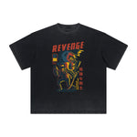 Vintage Frayed Punk Cartoon Graphic Tee