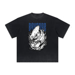 Vintage Frayed Punk Cartoon Graphic Tee