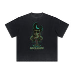 Cartoon Abstract Thick Faded Pattern Tee