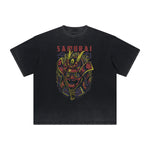 Cartoon Abstract Thick Faded Pattern Tee