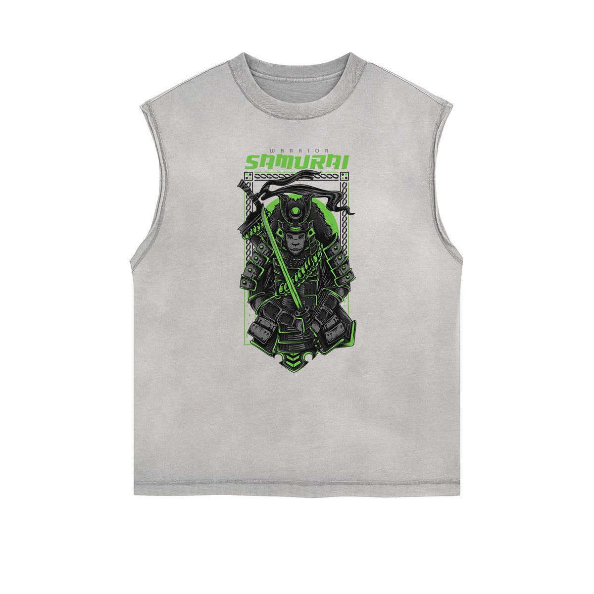 Cartoon Abstract Graphic Muscle Tank