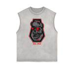 Cartoon Abstract Graphic Muscle Tank