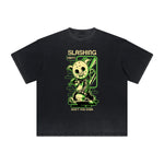 Cartoon Abstract Thick Faded Pattern Tee