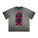 Retro Cartoon Thick Faded Pattern Tee
