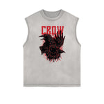 Retro Cartoon Graphic Muscle Tank