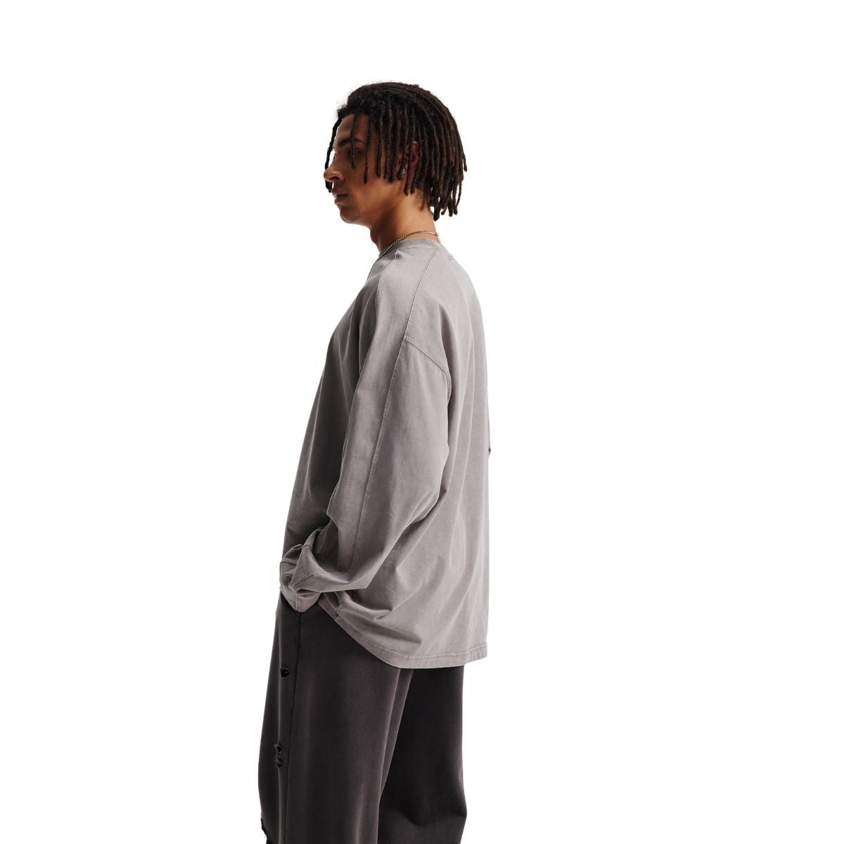 Washed Vintage Crewneck Long Sleeve