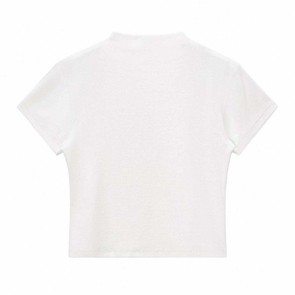Minimal Textured Knit Fit T-Shirt