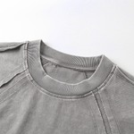 Raw Edge Patchwork Muscle Tank 8.25oz