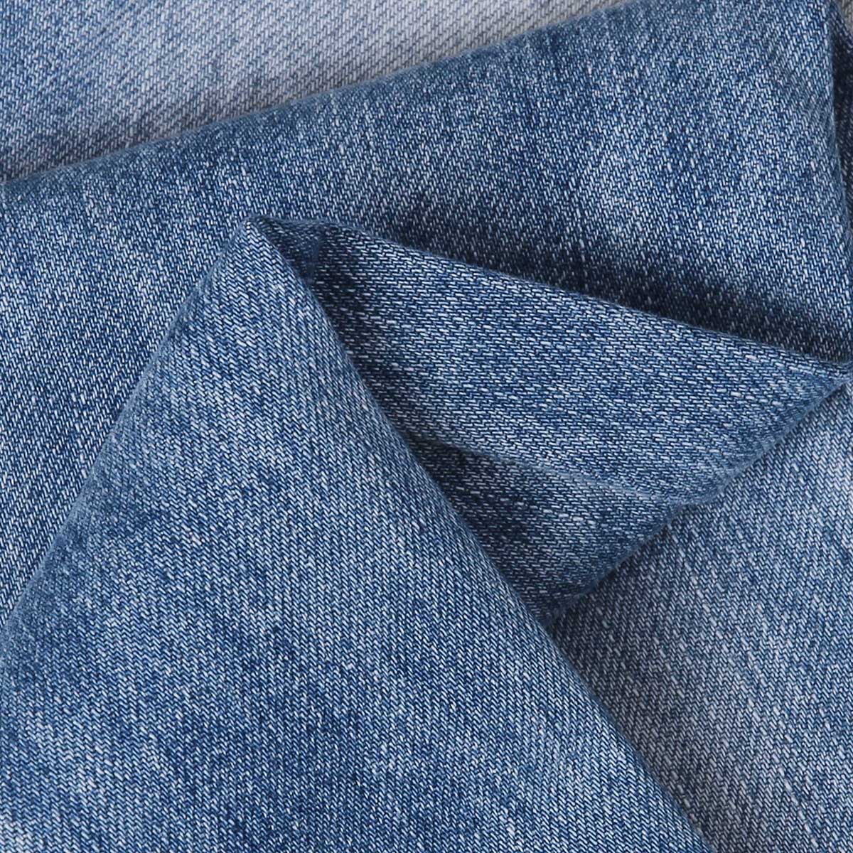 Light Wash Gradient Wide-Leg Jeans