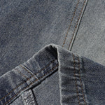 Bermudas vaqueras rasgadas con parches de camuflaje