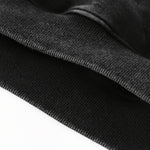 Sudadera con capucha desgastada y lavada a la piedra para hombre