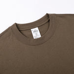 Crew Neck Solid Color Cotton Tee 7.5oz