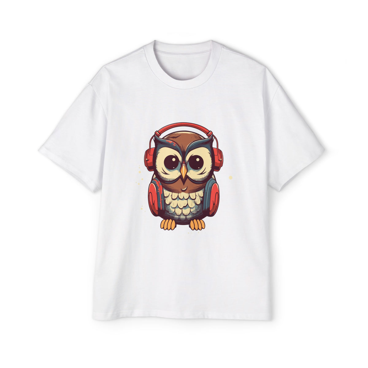 Owl Music Lover Vintage Graphic Tee-INNBLAC Fashion Apparel