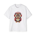 Owl Music Lover Vintage Graphic Tee-INNBLAC Fashion Apparel