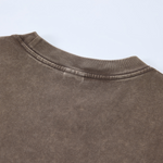 Oversized Vintage Wash Cotton Tee Shirt
