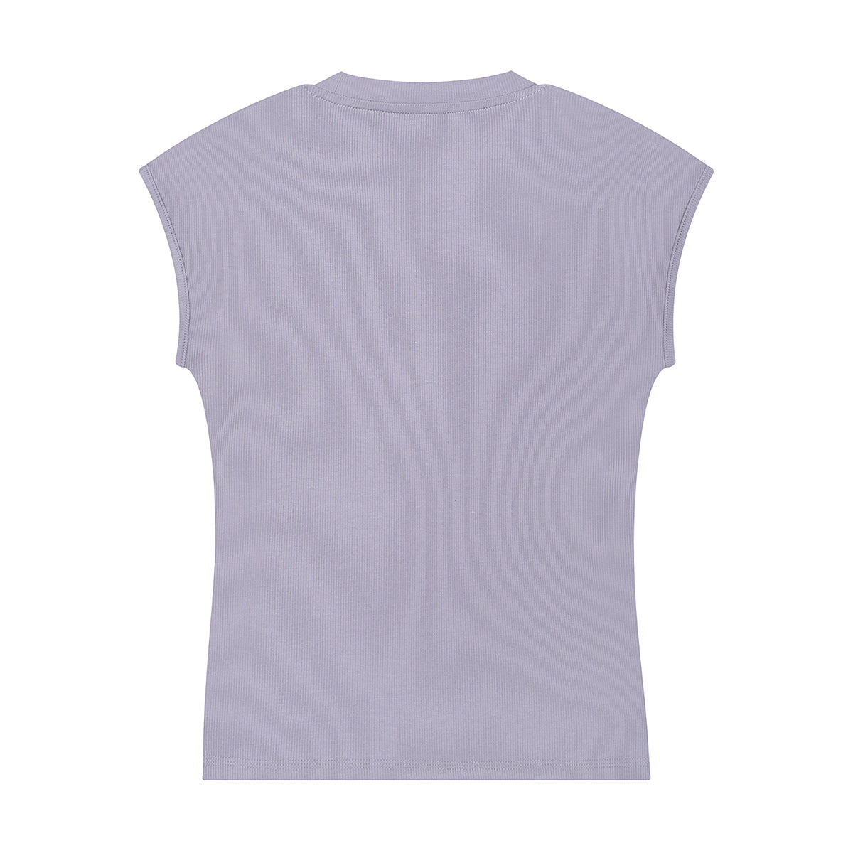 Classic Scoop-Neck Ribbed Sleeveless Top 250gsm
