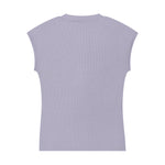 Classic Scoop-Neck Ribbed Sleeveless Top 250gsm