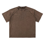 Heavy Washed Wax-Dyed High Street Raglan Tee
