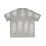 Acid Washed Distressed Reverse Tee 8oz