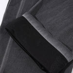 Heavy Wash Vintage Distressed Mesh Straight Pants