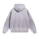 Destroyed Oversized Acid Wash Bleach Splatter Hoodie