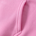 Soft Cotton Fleece Zip Up Hoodie Kangaroo Pockets