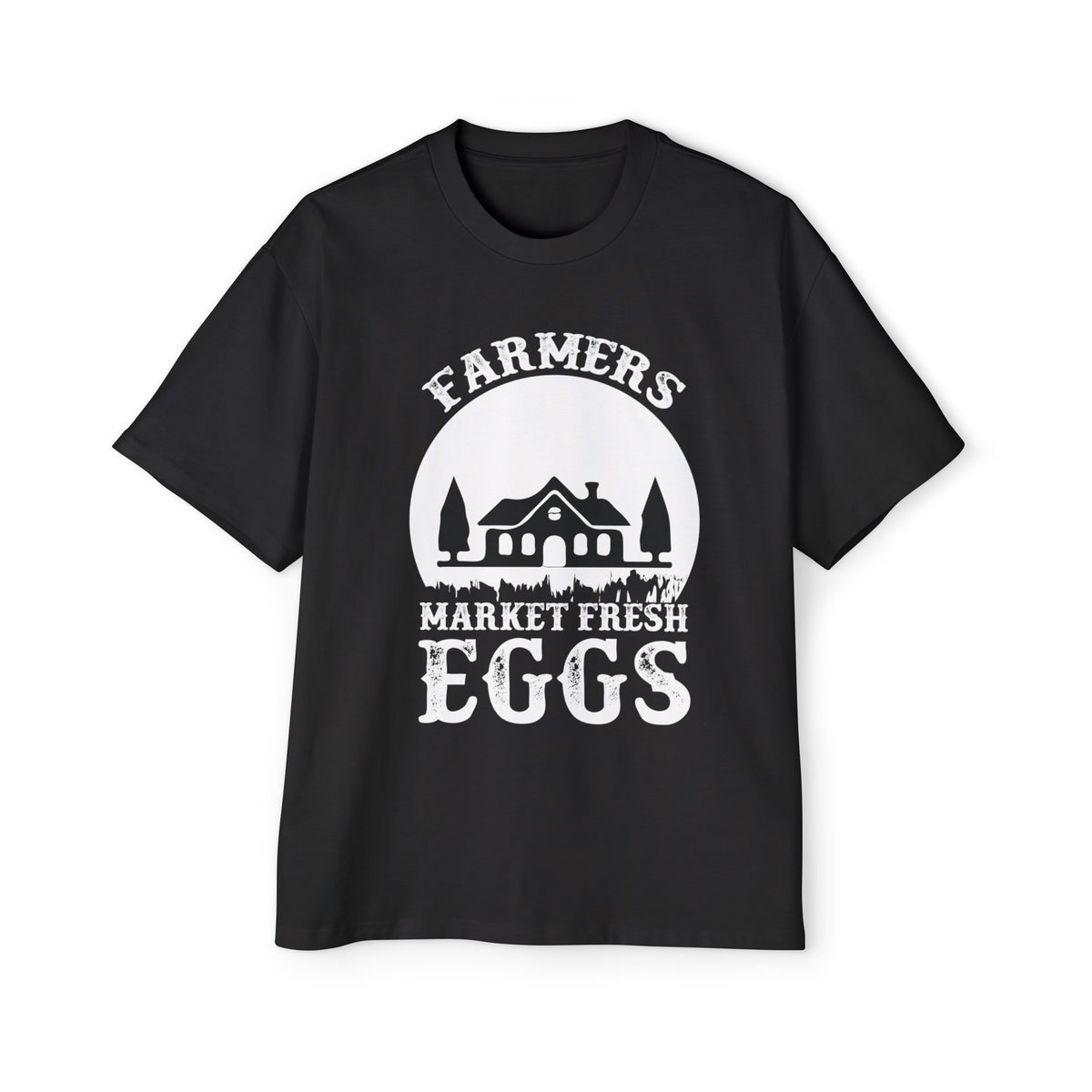 Farmers Market Fresh Eggs Graphic Tee-INNBLAC Fashion Apparel