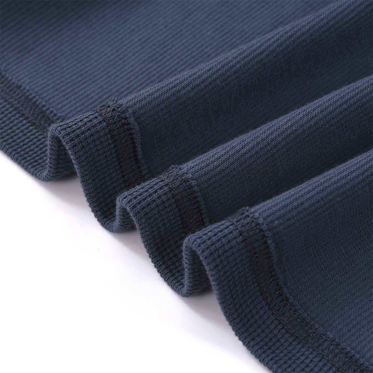 Heavyweight Waffle Split-Hem Texture T-Shirt